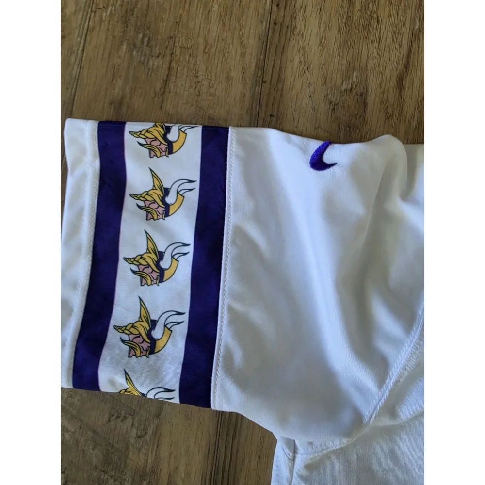 Nike Minnesota Vikings Stefon Diggs #14 Men's On-Field NFL Jersey 48 White Sz S